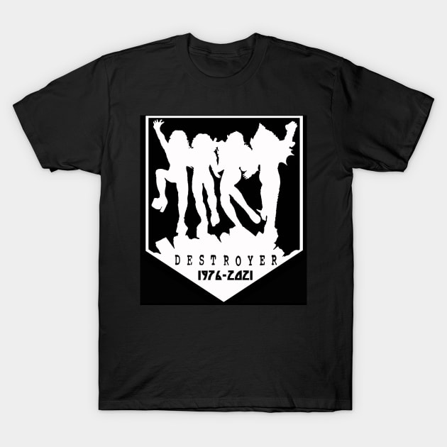 DESTROYER 45TH Crest T-Shirt by HERVEY DESIGNS
